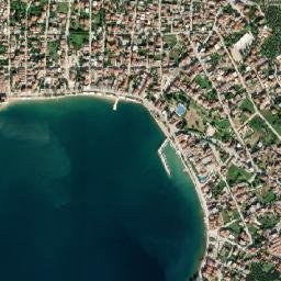 Agriá map(satellite map)