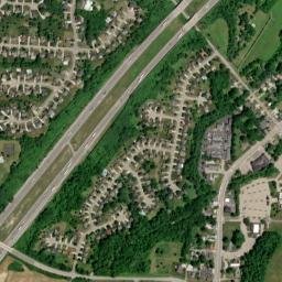 Westchester Ohio High Resolution Satellite Map