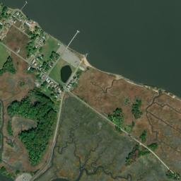 Woodland Beach Delaware High Resolution Satellite Map