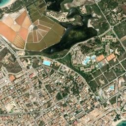 Colònia de Sant Jordi map(satellite map)