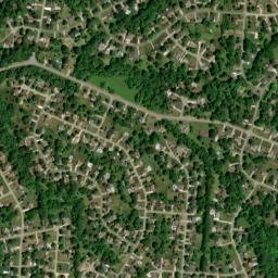 West Chester Woods Ohio High Resolution Satellite Map