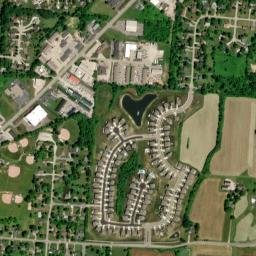 Orchard Acres Ohio High Resolution Satellite Map