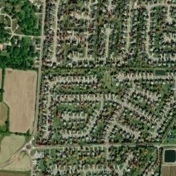 Miltomson Ohio High Resolution Satellite Map