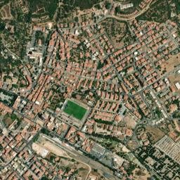 Iglesias map(satellite map)