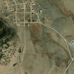 Como Colorado High Resolution Satellite Map