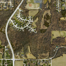 1935 Woodridge Drive, Leavenworth, KS High Resolution Satellite Map