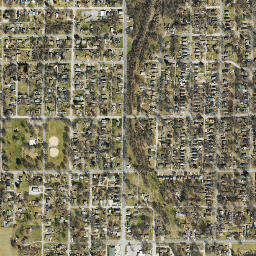 1001-1021 Ohio Street Leavenworth KS High Resolution Satellite Map
