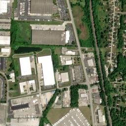 Gano Ohio High Resolution Satellite Map