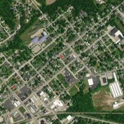 Blanchester map(satellite map)