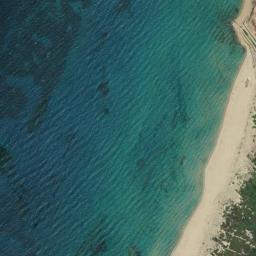 Satellite view of Sardinia Fontanamare