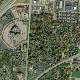 Sycamore Ohio High Resolution Satellite Map