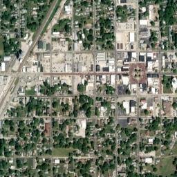 Carlinville map(satellite map)