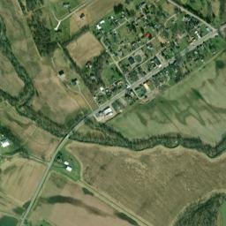 Bourneville Ohio High Resolution Satellite Map