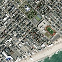 Ocean City map(satellite map)