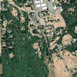 Redwood Valley map(satellite map)