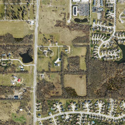 1022 Sycamore Ridge Drive Lansing High Resolution Satellite Map