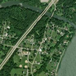 Little Hocking Ohio High Resolution Satellite Map