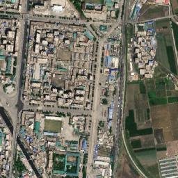 P’yŏngsŏng map(satellite map)