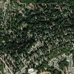 Echo Ridge Trails California High Resolution Satellite Map