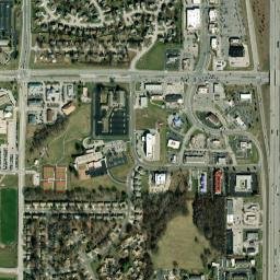 7431 Northwest 82nd Street Kansas City MO High Resolution Satellite Map