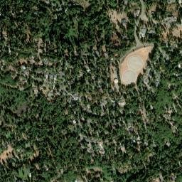 Banner Crest California High Resolution Satellite Map