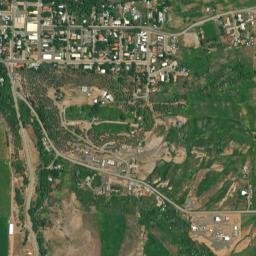 Collbran Colorado High Resolution Satellite Map