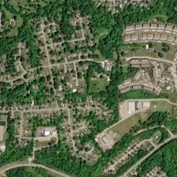 Pleasant Hills Ohio High Resolution Satellite Map