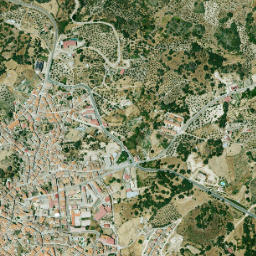 Montánchez map(satellite map)