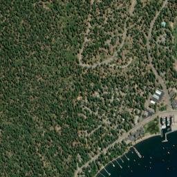 Carnelian Bay California High Resolution Satellite Map