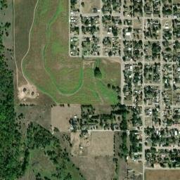 8th Street Southwest, Plainville, KS 67663 High Resolution Satellite Map