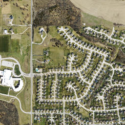 1313 Stone Lane, Lansing, KS 66043 High Resolution Satellite Map