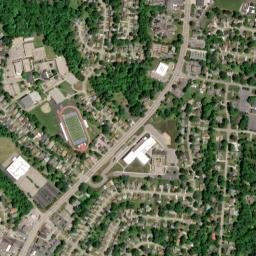 Compton Park Ohio High Resolution Satellite Map