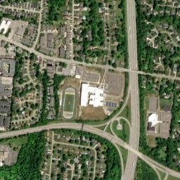 Barwyn Acres Ohio High Resolution Satellite Map