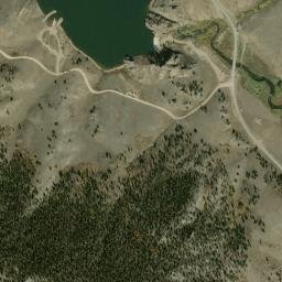 Tarryall Road, Pike National Forest, Lake George High Resolution Satellite Map