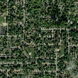 1605 NE 69th Terrace, Kansas City, MO 64118 High Resolution Satellite Map