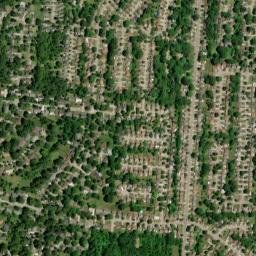 Hollywood Estates Ohio High Resolution Satellite Map