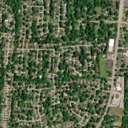 North Hills Estates Ohio High Resolution Satellite Map