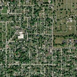 Bartholomew County map(satellite map)