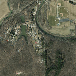 Brown County map(satellite map)