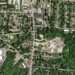 Hamilton County map(satellite map)