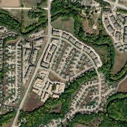 701 Highland Ridge Drive, Manhattan, KS High Resolution Satellite Map