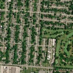 Golf Manor map(satellite map)