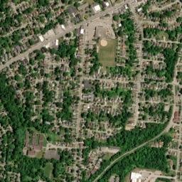 Kennedy Heights Ohio High Resolution Satellite Map