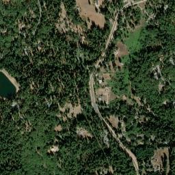 Coleman California High Resolution Satellite Map