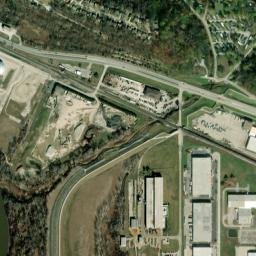 6399-6469 NW River Park Dr, Riverside, MO  High Resolution Satellite Map