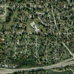 2600-2884 Northeast 46th Street Kansas City MO High Resolution Satellite Map