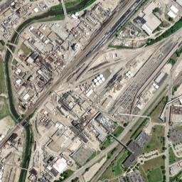 Ivorydale Ohio High Resolution Satellite Map