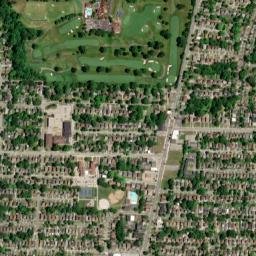 Bond Hill Ohio High Resolution Satellite Map