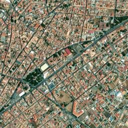 Malagón map(satellite map)