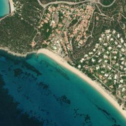 Satellite view of Sardinia Geremeas